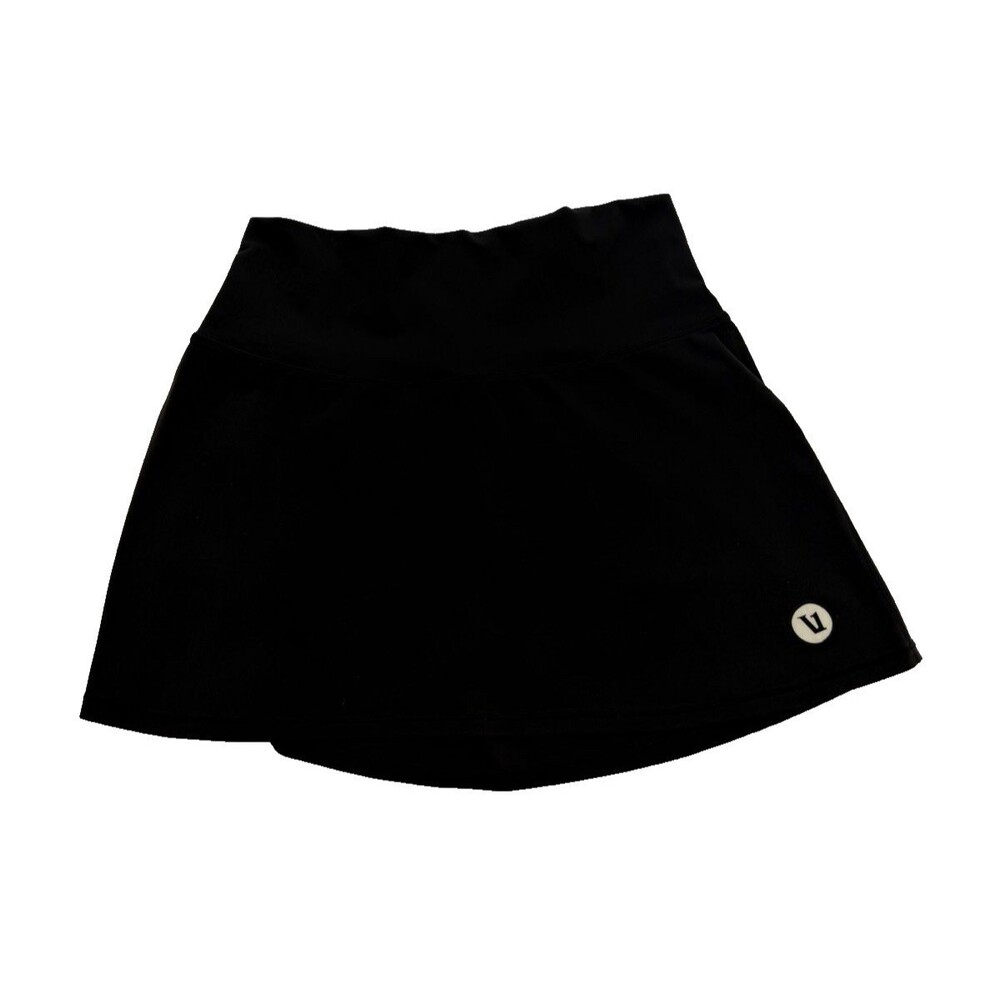 Vuori Womens Volley Skirt Skort XS Black Athletic Tennis Activewear Built-In Sho - Picture 2 of 7